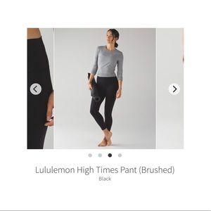 1st edition lululemon high times pants